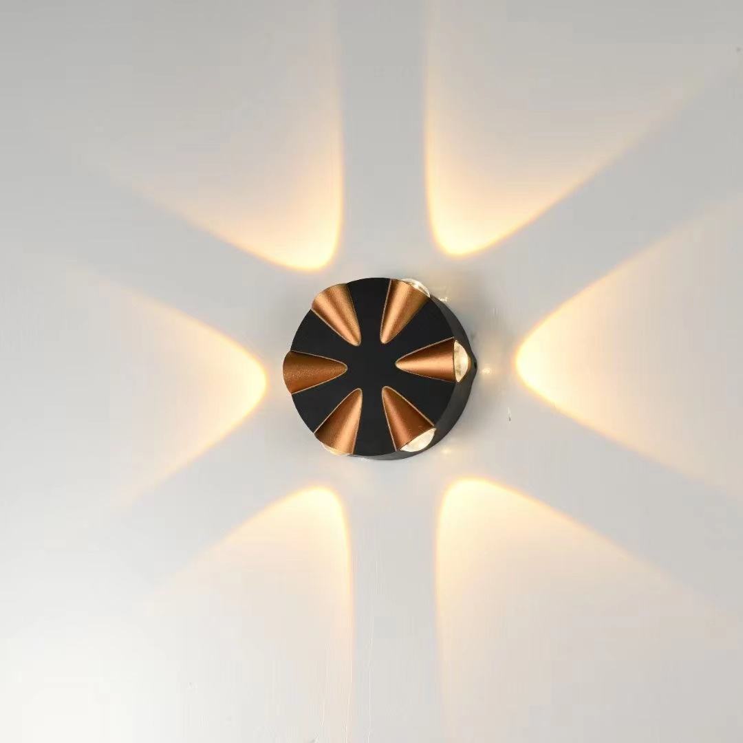 Lampada da parete per esterni impermeabile a prova d'umidità Cortile per esterni Cortile Terrazza Corridoio Scale Corridoio Lampada