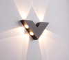 Applique da parete a LED a forma di V Luce creativa per esterni Patio impermeabile Apparecchio moderno per lampada a LED per la casa Apparecchi accoglienti professionali CALDO