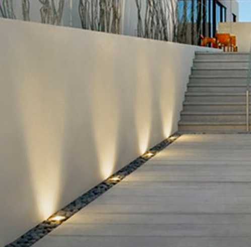 Luce sepolta a led 1w3w luce subacquea in acciaio inox ancoraggio incorporato parco quadrato angolo parete sott'acqua piccola luce sepolta