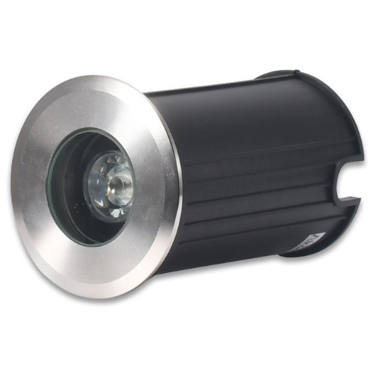 Luce sepolta a led 1w3w luce subacquea in acciaio inox ancoraggio incorporato parco quadrato angolo parete sott'acqua piccola luce sepolta