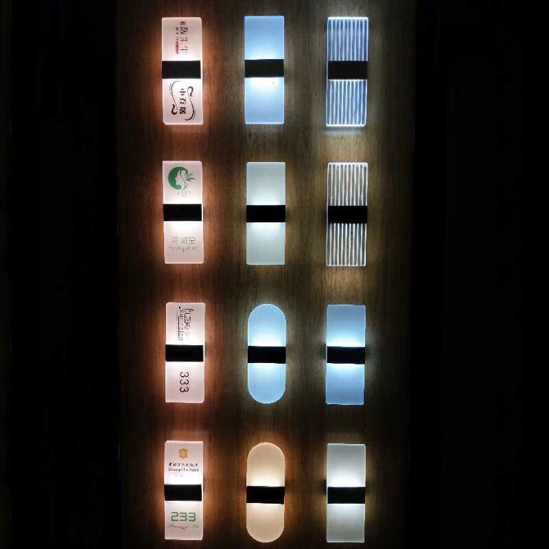 2023 Applique da parete in acrilico Tasti del pianoforte Applique da parete per soggiorno Bagno Camera da letto Apparecchio per illuminazione 85-265V Luce notturna