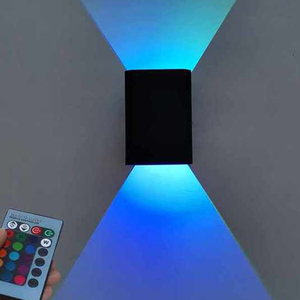  Home Office Alluminio Illuminazione e circuiti design applique da parete con lampade telecomandate per la decorazione domestica