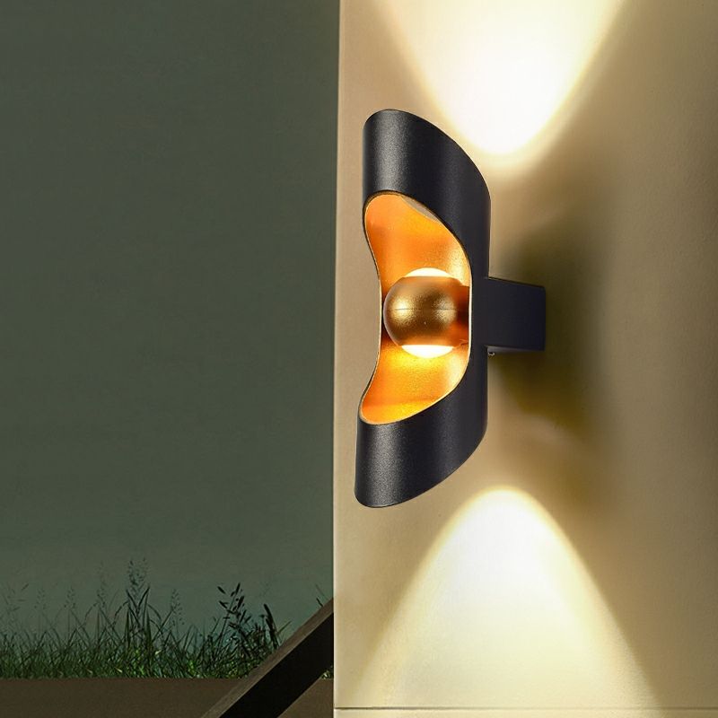 LED Wandkandelaar Binnen Gangwandleuchte Night Light Lampada da parete a LED nordica 6W Impermeabile per esterni Giardino Cortile Balcone