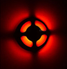 Lampada sepolta a trasmissione luminosa a LED 1W lampada da terra per illuminazione esterna a prova di pioggia da giardino incorporata nel cortile