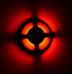 Lampada sepolta a trasmissione luminosa a LED 1W lampada da terra per illuminazione esterna a prova di pioggia da giardino incorporata nel cortile