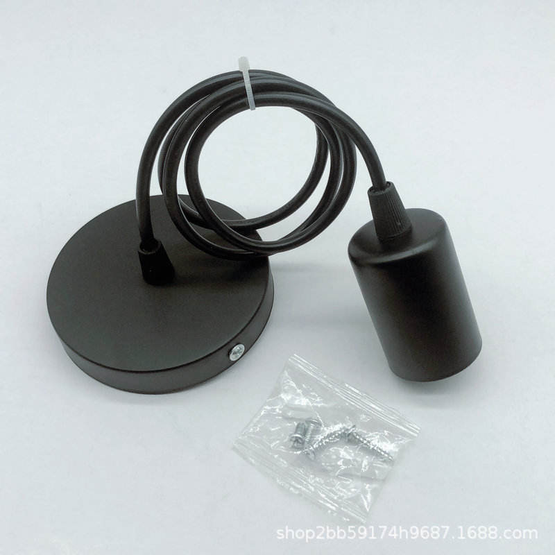 Portalampada da 10 cm + E27 Portalampada con corpo leggero Basi per lampade con cavo di commutazione per portalampada a sospensione a LED