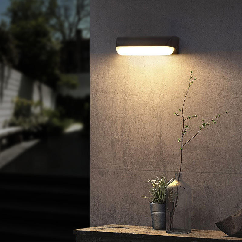 Acryl Moderne Minimalistische LED-Wandlamp Waterdicht IP65 Indoor Outdoor Voor AC85-265V Tuinstraatverlichting Applique da balcone