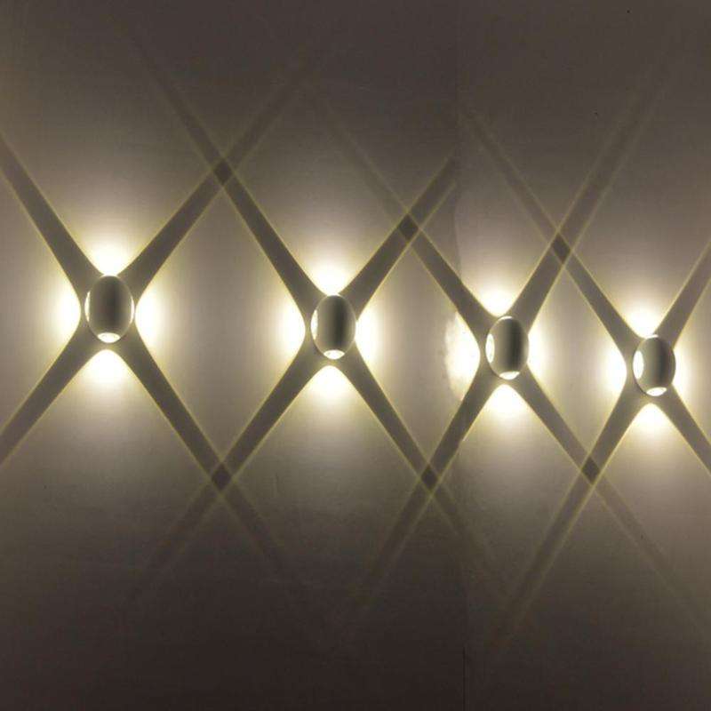 Lampada a led decorativa IP65 Lampada da parete sferica impermeabile e moderna lampada da esterno impermeabile Wandlampe in alluminio