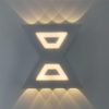 Moderno Vierkante IP65 10W LED Wandlamp Alluminio Outdoor Waterdichte Wandlamp Tuin Veranda Patio Opzij Voordeur Wandlampen