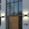 Hagood New Semicerchio Lampada da parete impermeabile Led Applique da parete Illuminazione per esterni Impermeabile IP65 Angolo di illuminazione regolabile