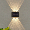 Lampada da giardino solare per esterni lampada da parete per la casa decorazione layout parete nuova lampada da parete luminosa su e giù