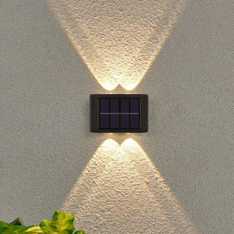 Lampada da giardino solare per esterni lampada da parete per la casa decorazione layout parete nuova lampada da parete luminosa su e giù