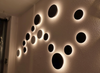 2023 vendita calda LED lampada da parete a led per interni decorativa applique da parete a forma rotonda per montaggio a parete del corridoio