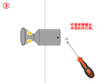 Moderna applique da parete a 360 gradi Lampada da parete a LED Up and Down Illuminazione per interni ed esterni