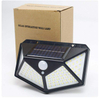 Lampada da parete solare 100LED cortile lampada solare a emissione di luce a quattro lati lampada da esterno impermeabile a induzione del corpo umano
