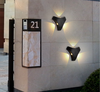 Lampada da parete a LED Lampada da parete moderna Lampada da decorazione Illuminazione interna per la casa 85-265V 5W Scale esterne Comodino Lampada da parete per soggiorno