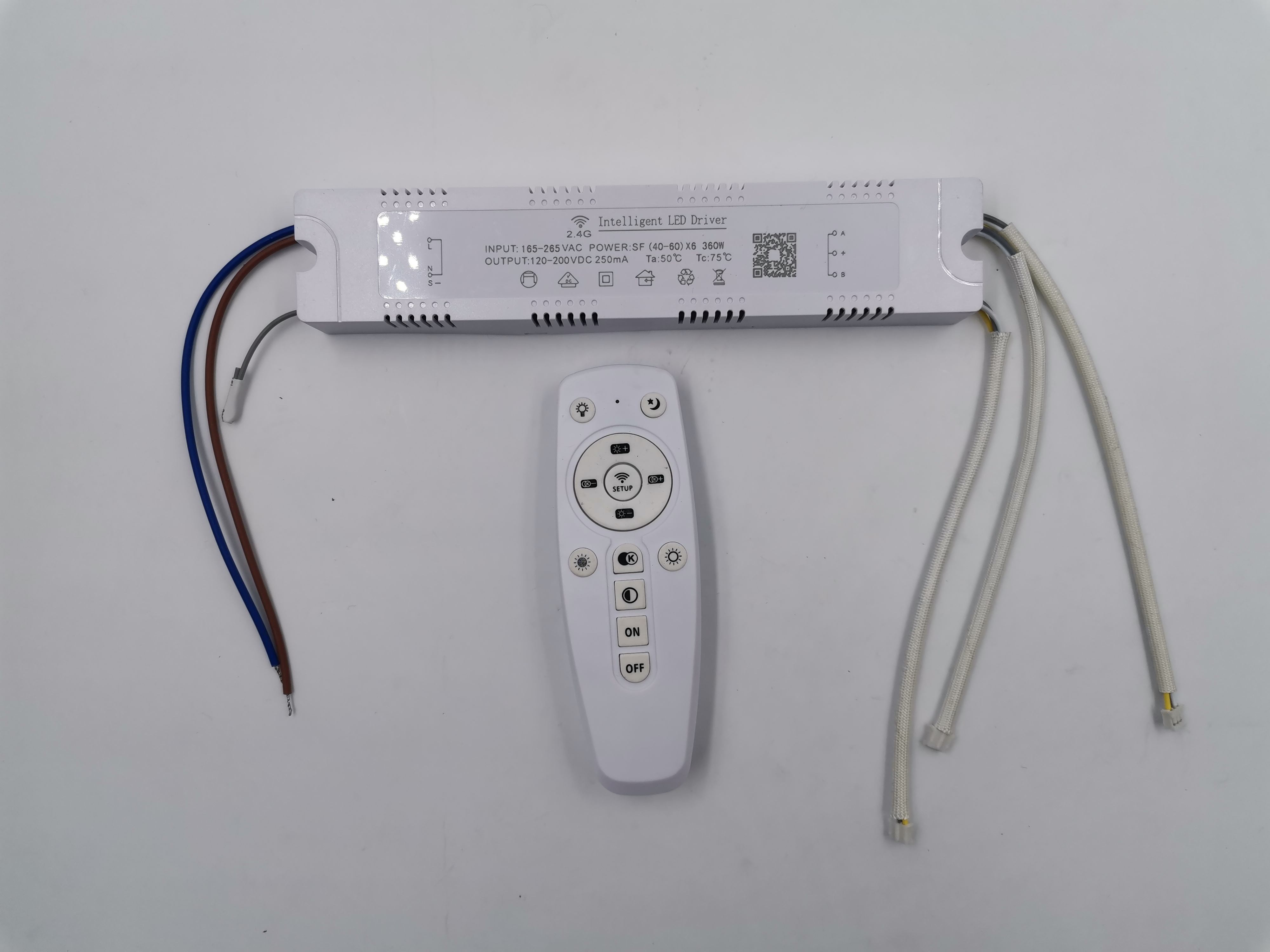 Tuya APP Gateway compatibile Zigbee Smart Dip Dimming Power Driver 2.4G controllo app e controller