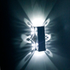 Lampada a led decorativa doppia applique da parete a farfalla e luce notturna per interni