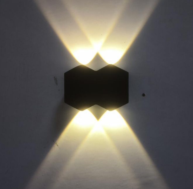 Lampada da parete di personalità nordica 4W Lampada da parete rotonda a Led semplice per soggiorno Lampada da parete rotonda per hotel Corridoio per illuminazione a forma di diamante