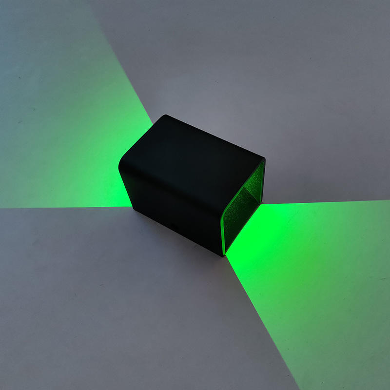 5W Modern Up Down Lampada da parete 5W LED RGB Camera da letto Comodino Decorazione Wandlamp AC85-265V Progetto industriale Illuminazione Decorazioni per pareti Arti