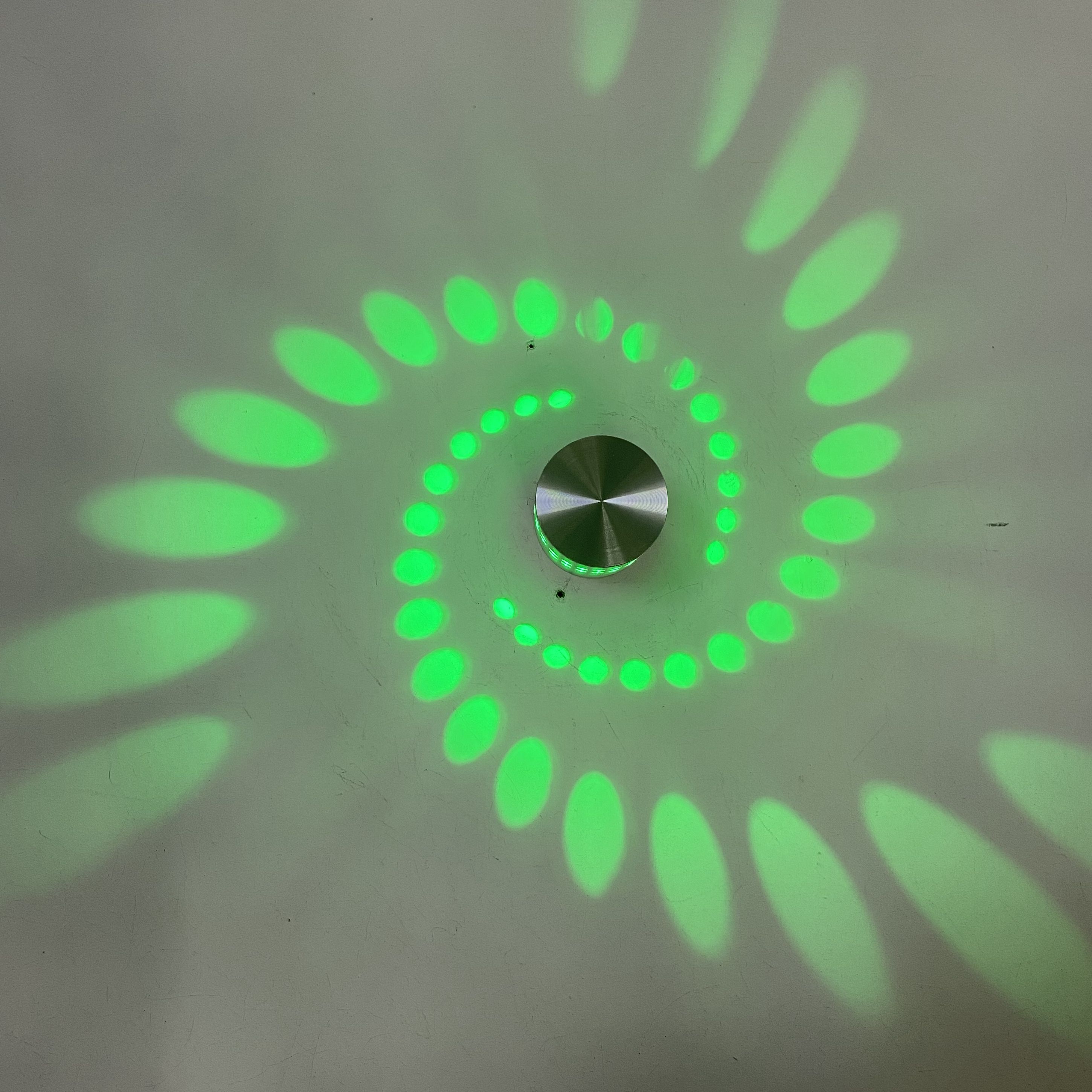 Semplice cerchio sfondo Decorazione Lampade Moderne LED RGB Applique da parete Soggiorno Camera da letto Comodino Corridoio Corridoio Illuminazione interna