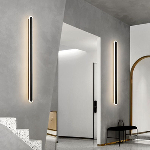 Lampada da parete moderna e minimalista a LED, camera da letto, comodino, divano, specchio da bagno, sfondo, lampada decorativa, ferro battuto, luci acriliche