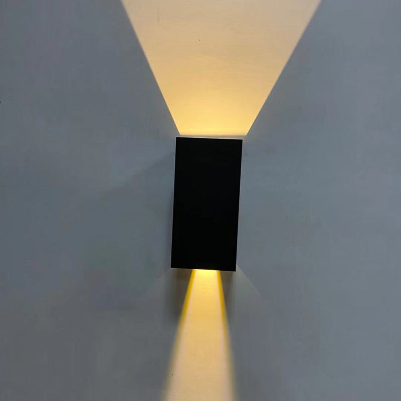 12W impermeabile applique da parete esterna a parete lampada da parete a LED per la casa luci in alluminio leggero