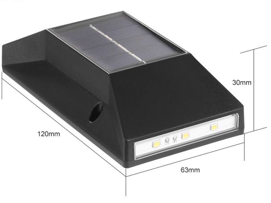 Prodotto più recente Abs Indoor Hotel Decorative Light Outdoor Ip65 Lampada da parete a led solare impermeabile pannello solare Led Street Light