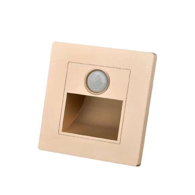 Luce notturna a LED Tipo 86 lampada da terra con rilevamento della luce incorporata Lampada per scale a LED Lampada da palcoscenico per illuminazione notturna per directory di fabbrica notturna