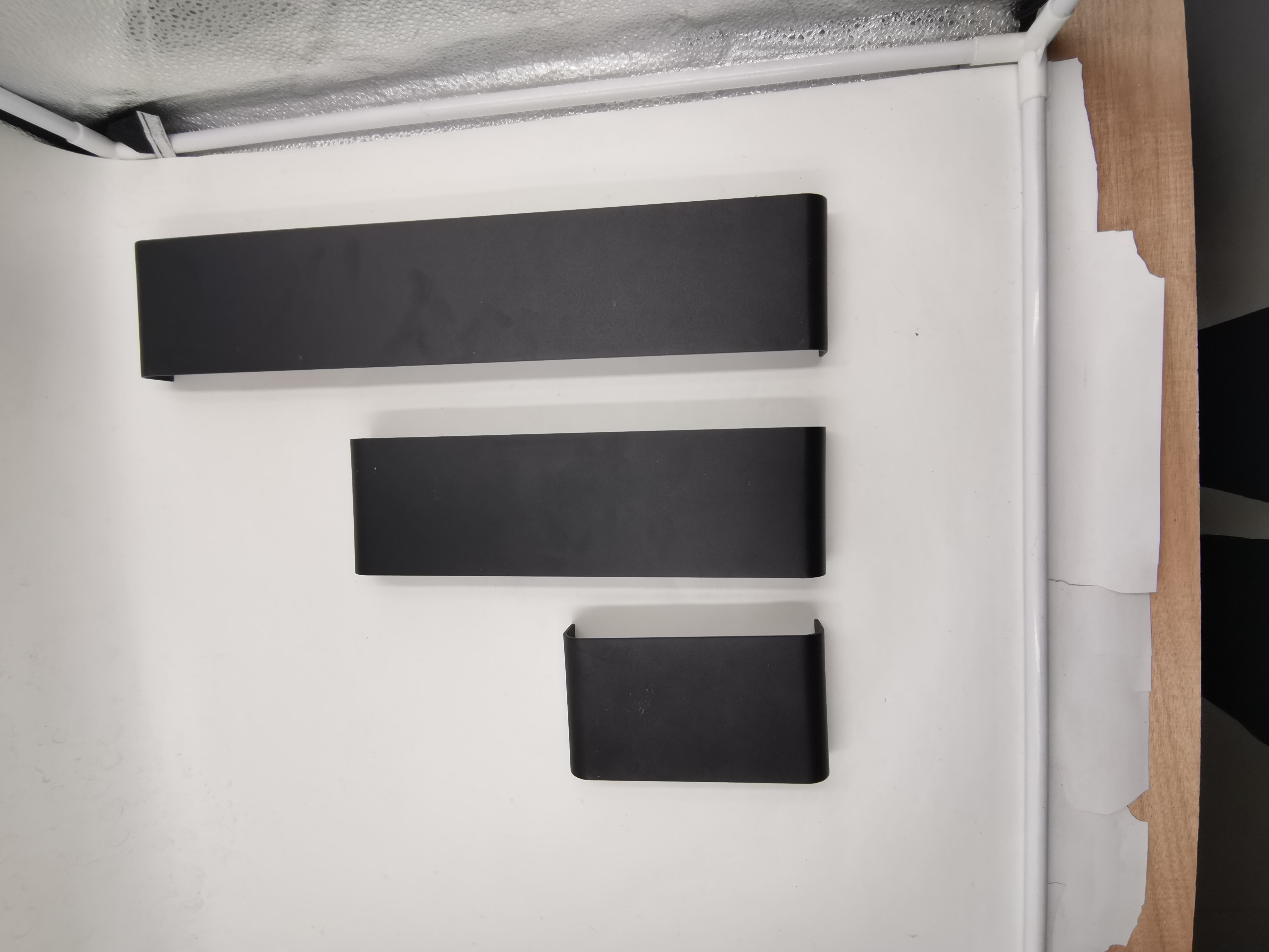 il rettangolo di 6W 12W 14W ha condotto l'illuminazione della parete in bianco e nero Shell ha condotto le strisce chiare dell'interno della luce principale del riparo dell'interno
