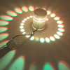 Applique da parete a LED RGB con foro a spirale per interni Decorare luci notturne fantasia Plafoniera Loft Vogue Furniture