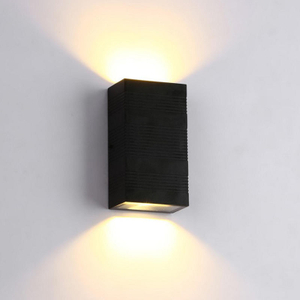 Lampada da parete a LED impermeabile IP65 Lampada da parete a strisce in alluminio 12W 24W 30W 85 ~ 265V Lampione stradale a led per portico per illuminazione esterna