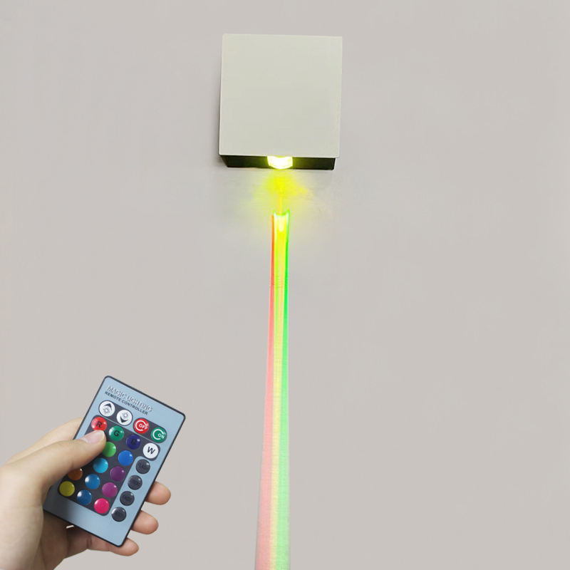 La più recente applique da parete a LED RGB 3W con telecomando Lampada a bacchetta a led colorata per interni