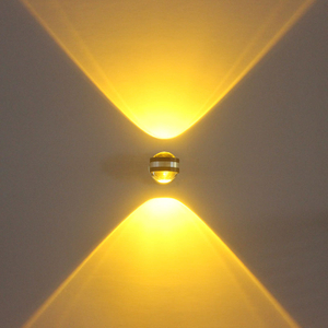 Nuova lampada da parete in cristallo bifacciale di alta qualità per hotel al coperto Prezzo competitivo Vanity Light