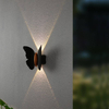 Lampada da parete a LED da 6W Lampada da parete per esterni a forma di farfalla Lampada da parete impermeabile IP65 per la decorazione del giardino Luce della staffa del corridoio