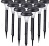Luce solare a LED Lampada da giardino solare Lampada da percorso solare Lampada da giardino a buon mercato in plastica per esterni da cortile 