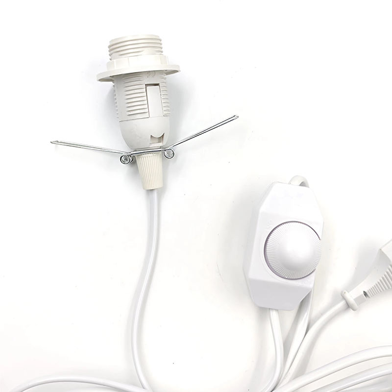 E14 301 Half Cord Dimmer Cavo Filo Spina di commutazione della luce Interruttore del pulsante di accensione Cavo di linea da 1,8 m Lampada a LED EU Spina USA Modello