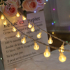 Star String Lights LED Christmas Garland Fairy Curtain light 2.5M Outdoor Indoor Per Camera da letto Home Party Wedding Decorazioni di Capodanno