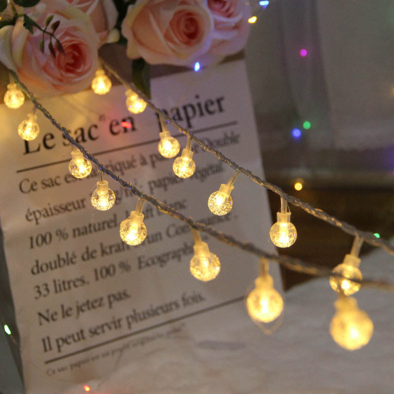 Star String Lights LED Christmas Garland Fairy Curtain light 2.5M Outdoor Indoor Per Camera da letto Home Party Wedding Decorazioni di Capodanno