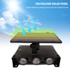 GISUN Nuovo prodotto Intelligent Light-Control Automatic Charging 6W RGB Solar Wall Lamp Led Waterproof Light for Garden