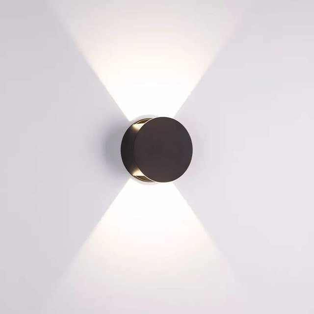 Lampada da parete a LED su e giù Lampada da parete per interni in alluminio IP65 impermeabile per camera da letto Soggiorno Corridoio Illuminazione per esterni per interni