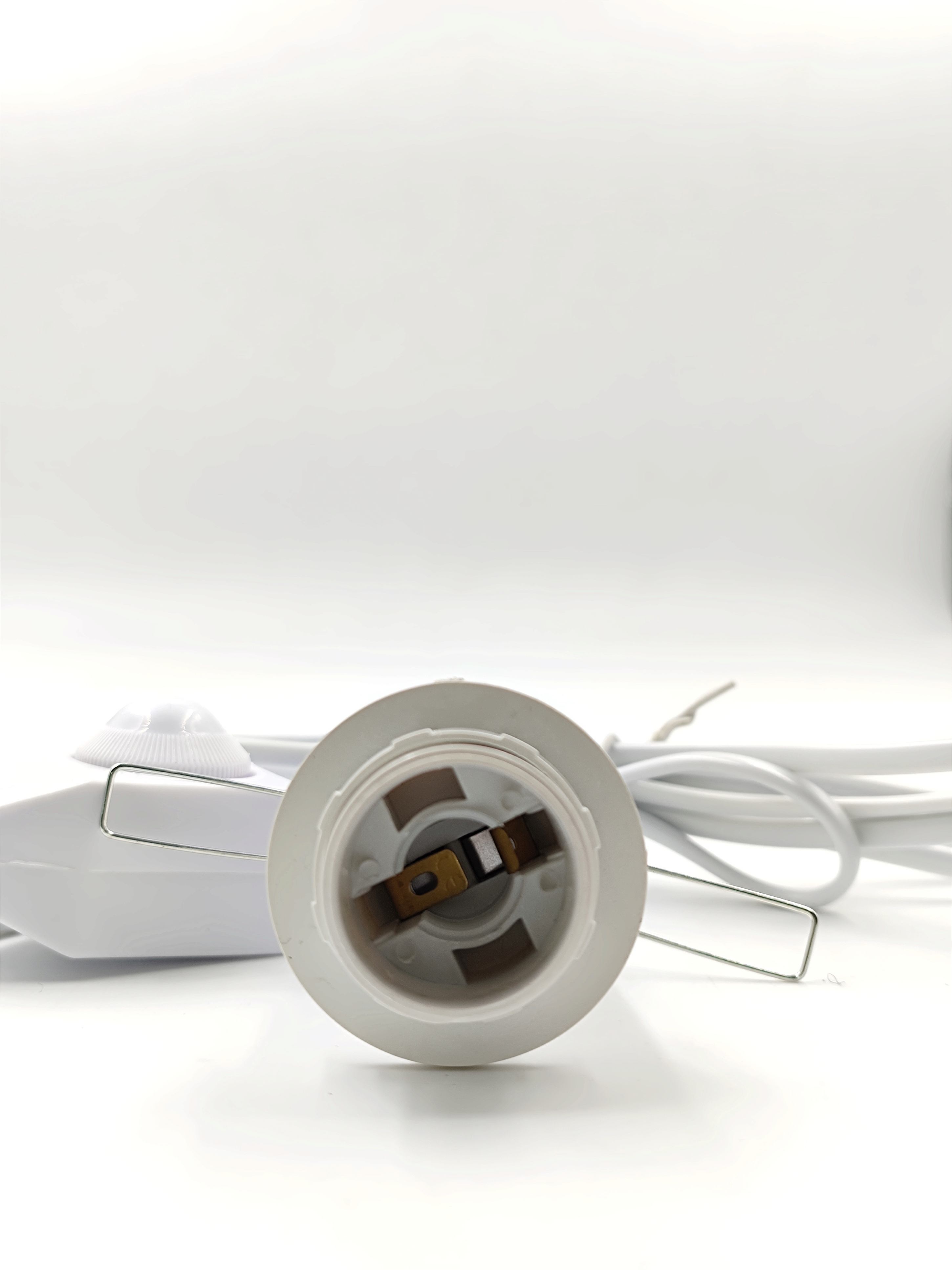 Portalampada Portalampada Base lampada per lampadina E14 AU/EU/US Spina garanzia 301 dimmer Interruttore Lampada sale himalayano speciale spina filo 0,35 mm