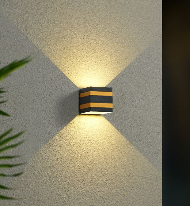Lampade da esterno 10W Applique a Led Ip65 Nero Decorativo Portico Giardino Casa Lampadine Impermeabili Moderna Cottura in Alluminio