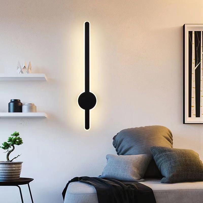 Lampade da parete moderne e minimaliste a LED Lampade da parete a bastone lungo per sala studio Comodino Bagno Corridoio Sala Cucina Illuminazione interna