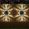 Lampade solari per esterni a luce solare luci solari a led per esterni applique da parete solare per esterni luce decorativa per la casa lampade solari a led impermeabili IP65 lampada decorativa per cortile del parco