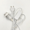 Cavo portalampada E14 Spina USA Portalampada Lampada a sospensione 303 Interruttore Personalizzato ABS PVC Rame Interruttore Stile Lampada salina himalayana