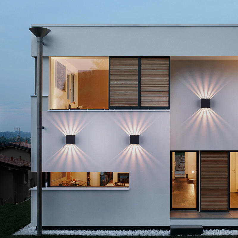 Lampade da parete a LED IP65 Impermeabile per esterni / interni Illuminazione per scale A85-265V Up Down Light per giardino Soggiorno Parete Home Room Decor