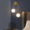 Nordic Modern 8W Lampada da parete Impermeabile Ip65 Led Alluminio Outdoor up Down Applique da parete per Garden Hotel Luminoso Corpo in vetro bianco