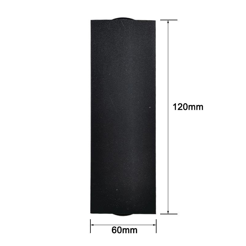 6W Modern Led Black shell beam light applique da parete impermeabile e luce notturna per esterni su e giù per la parete per la casa