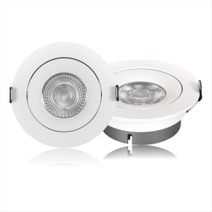 Cina prezzo di fabbrica CE ERP rotonda piccola luce di pannello 5W 7W luce diurna da incasso a soffitto a LED luce di pannello a soffitto mini luce spot a led